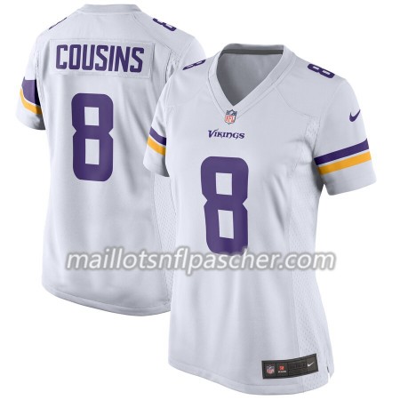Maillot Minnesota Vikings Kirk Cousins 8 Nike Blanc - Femme
